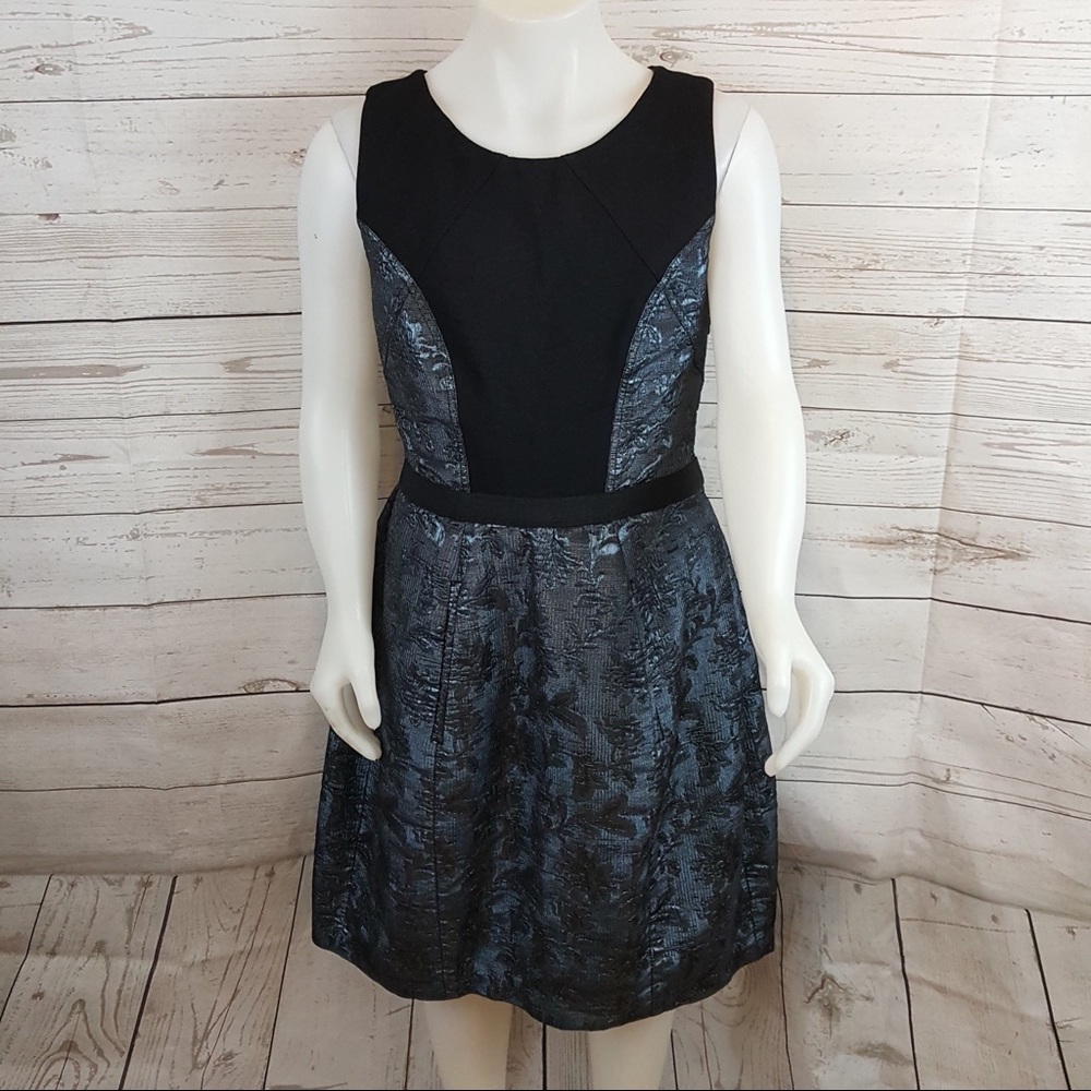 Yoana Baraschi Jacquard Textured Cocktail Dress